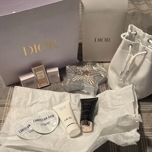 Dior Luxury Set with White and Gold Accents